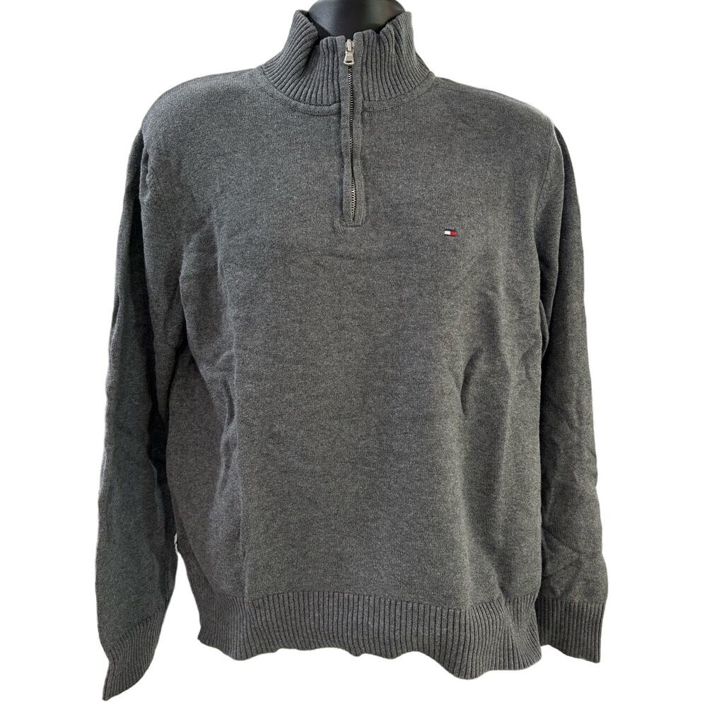 Tommy Hilfiger Sweater Size Large Gray